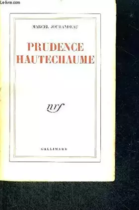 Couverture du produit · PRUDENCE HAUTECHAUME