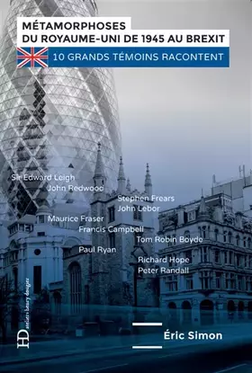 Couverture du produit · Les Métamorphoses du royaume-uni de 1945 au Brexit