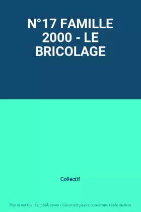 Couverture du produit · N°17 FAMILLE 2000 - LE BRICOLAGE