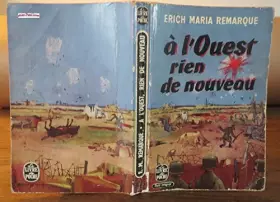 Couverture du produit · À l'ouest rien de nouveau