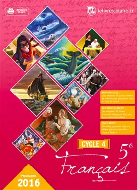 Couverture du produit · Français 5e Cycle 4 : Manuel élève
