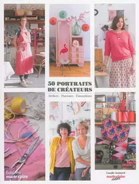 Couverture du produit · 50 portraits de créateurs: Ateliers / Parcours / formations