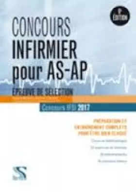 Couverture du produit · Concours infirmier pour AS-AP 2017