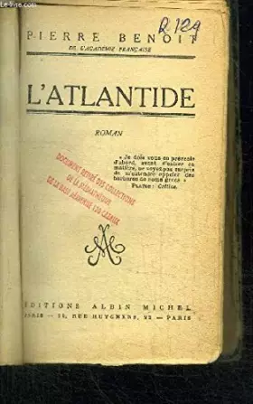 Couverture du produit · L'ATLANTIDE