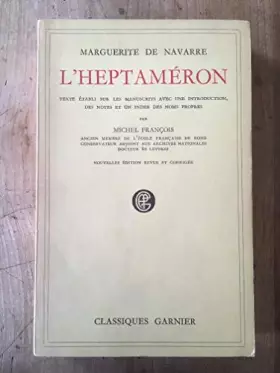 Couverture du produit · L'HEPTAMERON / NOUVELLE EDITION