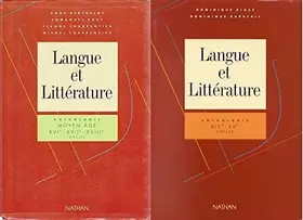 Couverture du produit · Langue et littérature - anthologie - 2 tomes