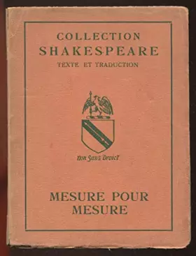 Couverture du produit · MESURE POUR MESURE