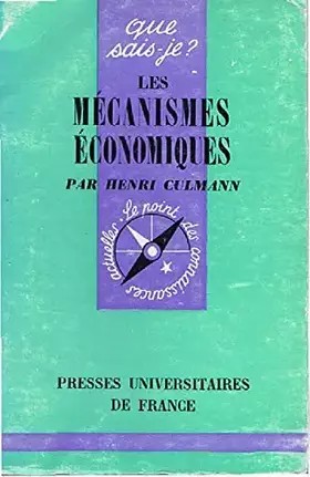 Couverture du produit · les mecanismes economiques
