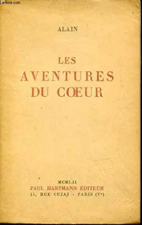 Couverture du produit · LES AVENTURES DU COEUR.