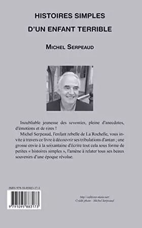 Couverture du produit · Histoires simples d'un enfant terrible