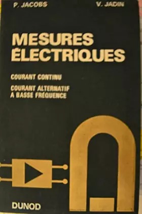 Couverture du produit · Mesures électriques : Courant continu - Courant alternatif à basse fréquence