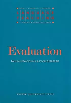 Couverture du produit · Evaluation (Language Teaching : a Scheme for Teacher Education)