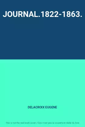 Couverture du produit · JOURNAL.1822-1863.