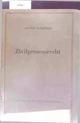 Couverture du produit · Zivilprozessrecht.