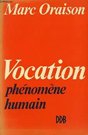 Couverture du produit · VOCATION PHENOMENE HUMAIN