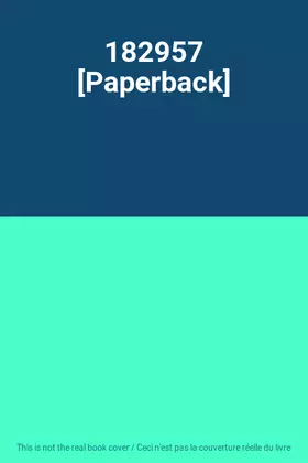 Couverture du produit · 182957 [Paperback]