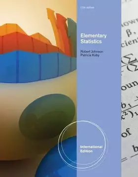 Couverture du produit · Elementary Statistics (International Edition)