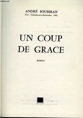 Couverture du produit · Un coup de grâce