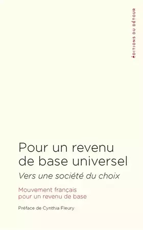 Couverture du produit · Pour un revenu universel de base