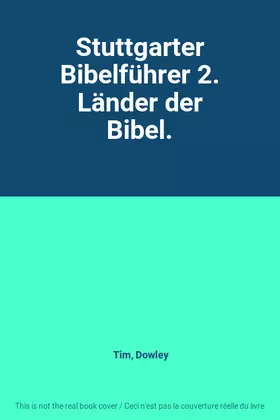 Couverture du produit · Stuttgarter Bibelführer 2. Länder der Bibel.