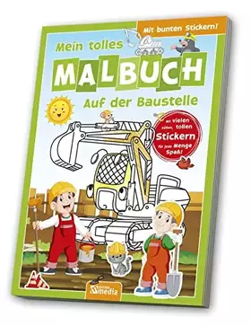 Couverture du produit · Malbuch mit Stickern: Baustelle