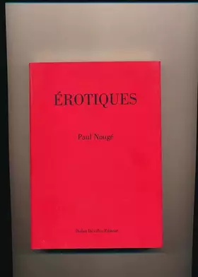 Couverture du produit · Erotiques