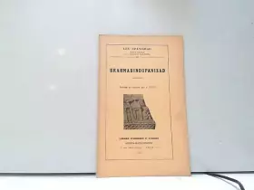 Couverture du produit · Brahmabindupanisad
