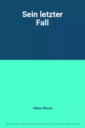 Couverture du produit · Sein letzter Fall