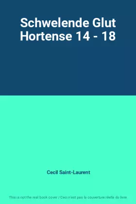 Couverture du produit · Schwelende Glut Hortense 14 - 18