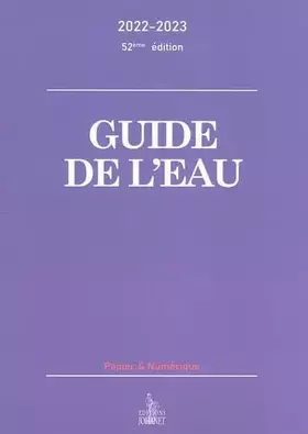 Couverture du produit · Guide de l'eau
