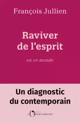 Couverture du produit · Raviver de l'esprit en ce monde