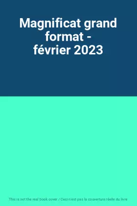Couverture du produit · Magnificat grand format - février 2023