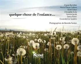 Couverture du produit · quelque chose de l'enfance