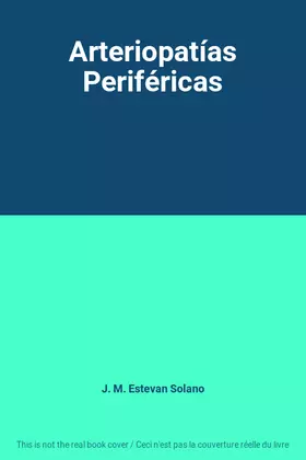 Couverture du produit · Arteriopatías Periféricas