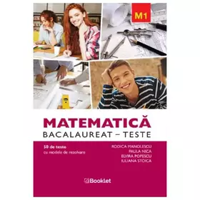 Couverture du produit · Matematica M1 Bacalaureat. Teste