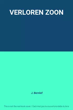 Couverture du produit · VERLOREN ZOON