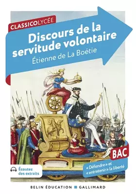 Couverture du produit · Discours de la servitude volontaire (Bac 2026)