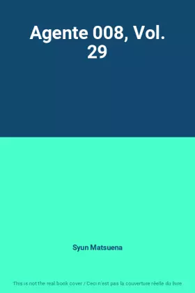 Couverture du produit · Agente 008, Vol. 29
