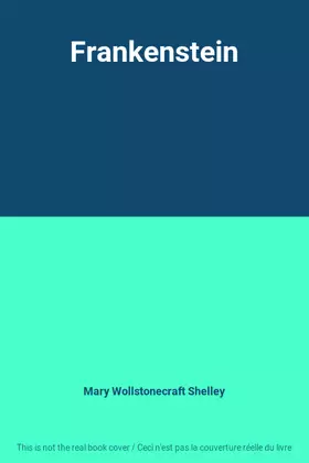 Couverture du produit · Frankenstein