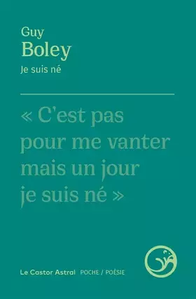 Couverture du produit · Je suis né