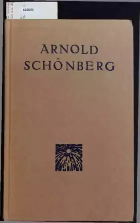 Couverture du produit · Arnold Schönberg.