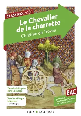 Couverture du produit · Lancelot ou Le chevalier de la charrette (BAC 2027)