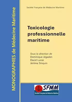 Couverture du produit · Toxicologie professionnelle maritime