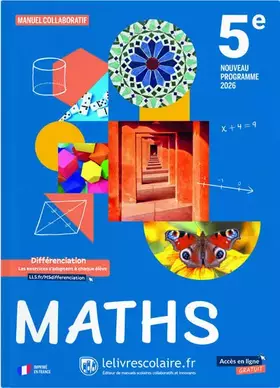Couverture du produit · Mathématiques 5e: Manuel