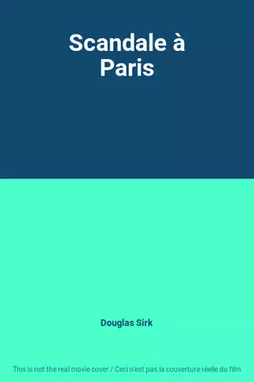 Couverture du produit · Scandale à Paris