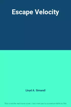 Couverture du produit · Escape Velocity