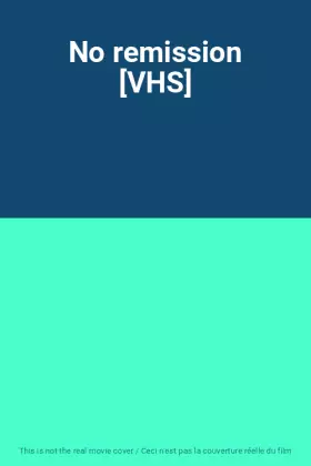 Couverture du produit · No remission [VHS]
