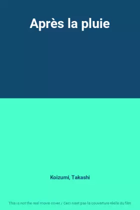 Couverture du produit · Après la pluie