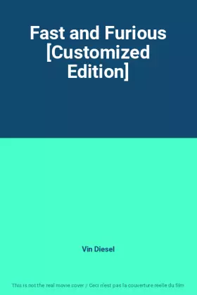 Couverture du produit · Fast and Furious [Customized Edition]