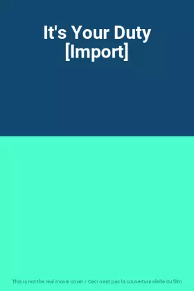 Couverture du produit · It's Your Duty [Import]